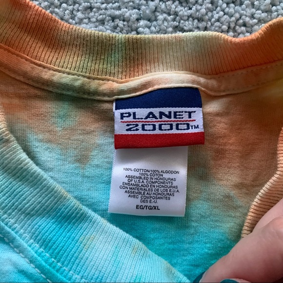 Y2k planet Hollywood tie dye tee - Picture 3 of 5